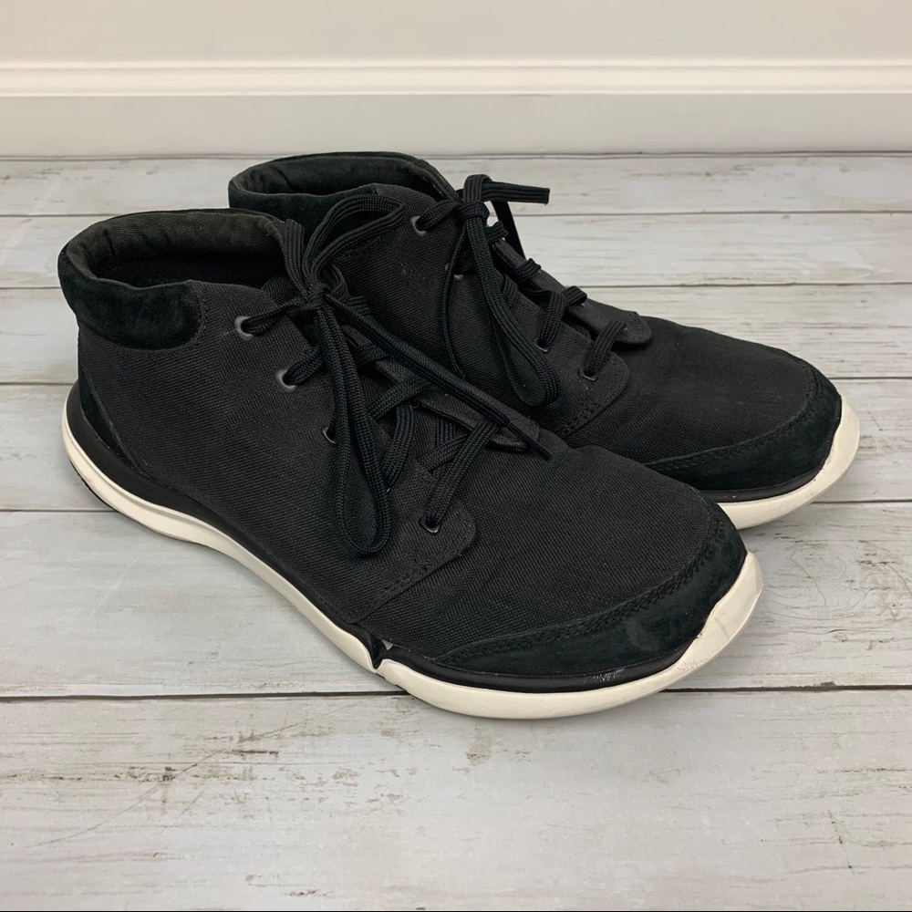 Teva Classic Wander Chukka Black Canvas Sneakers